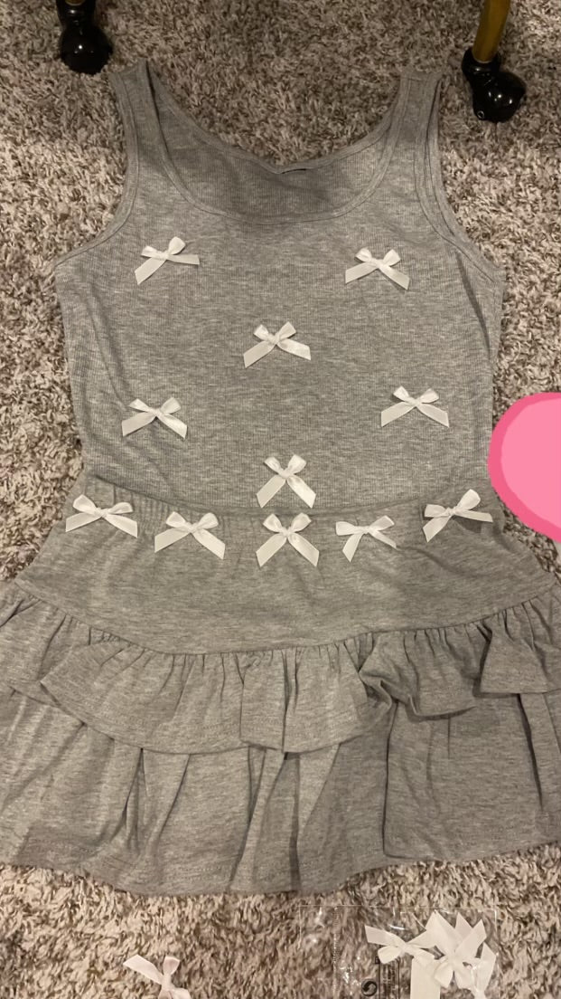 Bow shirt and skort set